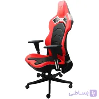 صندلی گیمینگ مدل تایتان(زیرپایی دار) red -black