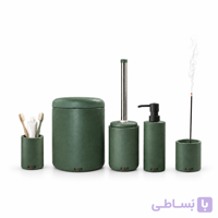 نیم ست سنگی سرویس بهداشتی AXOR مدل ایزابلا (Isabella) سبز تیره