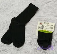 جوراب پشمی مشکی ساق بلند