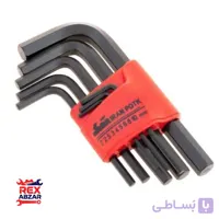 مجموعه آچار آلن کوتاه مدل SL5210 ایران پتک