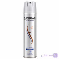 اسپری مو کاسپین مدل Classic Strong Hold شماره ۴ حجم ۲۵۰ میلی‌لیتر