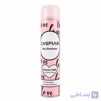 شامپو خشک کاسپین مدل CASPIAN Vitamin E&B مخصوص انواع مو