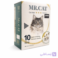 خاک گربه مدل اکسیژن برند Mr.cat مستر کت 10 لیتری (ارسال به مناطق 22گانه تهران)