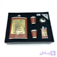ست هیپفلاسک دو شات 240cc و فندک جک دنیلز کد L540335