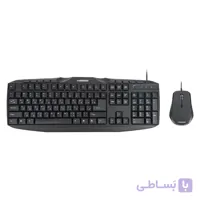کیبورد و ماوس گرین مدل GKM-305، سوئیچ ممبران، Full-size