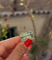 انگشتر لوکس طرح طلا حک 750 (کد HBXMW)
