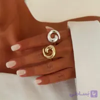 انگشتر فشن مارپیچ حجمی