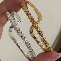ست بنگل و انگشتر موج و خاویاری