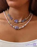 گردنبند سنگی تابستانه کد4047