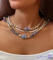 گردنبند سنگی تابستانه کد6153