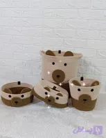 ست ۴ تکه قیطون مدل موشی 2 (نظم دهنده اتاق نوزاد)