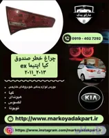 چراغ خطر صندوق کیا اپتیما ۲۰۱۱_۲۰۱۳ لامپی سمت چپ