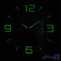ساعت دیواری شب نما کامل قطر 60 سانتی