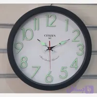 ساعت دیواری شب نما کامل بی صدا سایز 37 کد 12