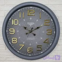 ساعت دیواری سایز 70 سانت دارای رنگ بندی
