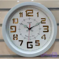 ساعت دیواری شب نما آرام گرد دارای رنگ بندی سایز 37 کد 2