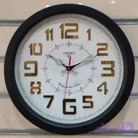 ساعت دیواری شب نما آرام گرد سایز 37 کد 2