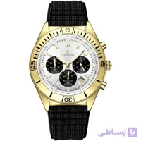 ساعت کلبرت مردانه ژاپنی gold white 351