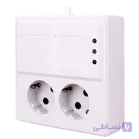 محافظ برق 2 خانه فرحان الکتریک ( Farhan Electric ) مدل بدون ارت با کابل 3 متر 10 آمپر