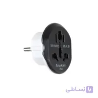 تبدیل برق 3 به 2 مستر نیرو ( Mr Niro ) دوشاخه دار 20 آمپر