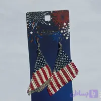 گوشواره فول نگین (کد AQM33)