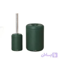 ست سطل و فرچه سنگی AXOR مدل روما(ROMA) سبز تیره