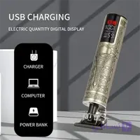 ماشین اصلاح خط زن حرفه‌ای دی اس پی DSP 91009 صفر زن بی‌سیم قابل شارژ، تیغه استیل ضد زنگ، موتور پرقدرت 7500RPM