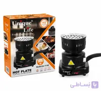زغال سوز برقی یونیک  زغال سرخ‌کن برقی سریع و امن مناسب قلیان و اسپند ذغال