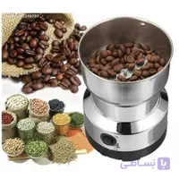 آسیاب یونیک مدل Y-001 ظرفیت ۰.۳ لیتر، آسیاب قهوه و ادویه با بدنه استیل و تیغه استیل ضدزنگ
