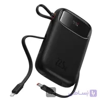 پاور بانک باسئوس 10000mAh فست شارژ 22.5 وات Baseus QPow2 Dual Cable