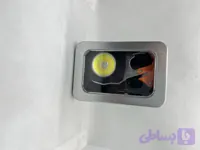 چراغ کار LED جمع شونده با قلاب و گیره کارابینر - نور COB قوی