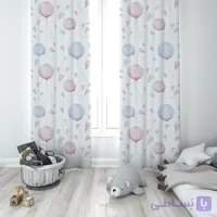 پرده پانچی مدل ساده 9647