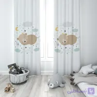 پرده پانچی مدل خرس 235