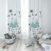 پرده پانچی مدل دایناسور