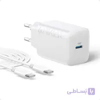 شارژر دیواری انکر مدل B2347 توان 20 وات به همراه کابل USB-C