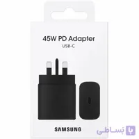 شارژر دیواری سامسونگ 45 وات مدل EP-TA845NBEGAE (شارژ فوق سریع)
