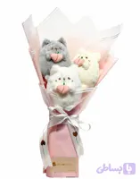 دسته گل عروسکی بانی پیچ گربه