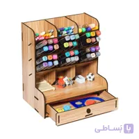 نظم دهنده رو میزی مدل جا مدادی و استند لوازم التحریر کد 45100