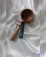 قاشق چوبی دست ساز سرو آجیل و تنقلات