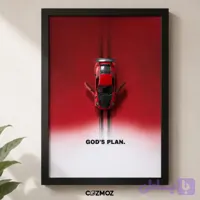 تابلو ماشین پروشه قرمز | Porsche red