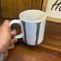 ماگ سرامیکی راه راه ساده دنی هوم