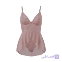 لباسخواب بدون فنر طرح بادی ابی کاربنی ویولت کد 6098