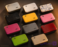 کیف دوشی هاردکیس مدل Mini Case زنانه و مردانه طرح پلنگی ،بامبو