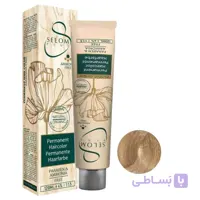رنگ مو بدون آمونیاک سلوم شماره 11-9 حجم 120 میل رنگ بلوند دودی قوی خیلی روشن