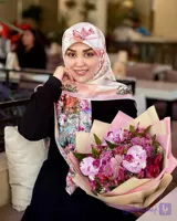 روسری ابریشم قواره 120 آوینا | Code10335