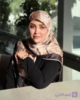 روسری ابریشم قواره متوسط رونیا | Code10385