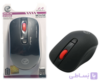 موس بی‌سیم XP  مدل W460K – طراحی ارگونومیک و مصرف بهینه باتری