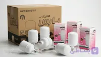 پک ۸ عددی لامپ LED 80 وات پارس الکتریک البرز؛ راه‌حل حرفه‌ای روشنایی فضاهای بزرگ