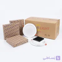 فروش عمده بک لایت سقفی 45 وات | چراغ توکار LED مناسب پروژه و همکاری