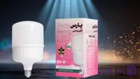 پک 3 عددی لامپ LED 60 وات COB Plus پارس الکتریک البرز – نور یکنواخت، صرفه‌جویی انرژی، گارانتی معتبر